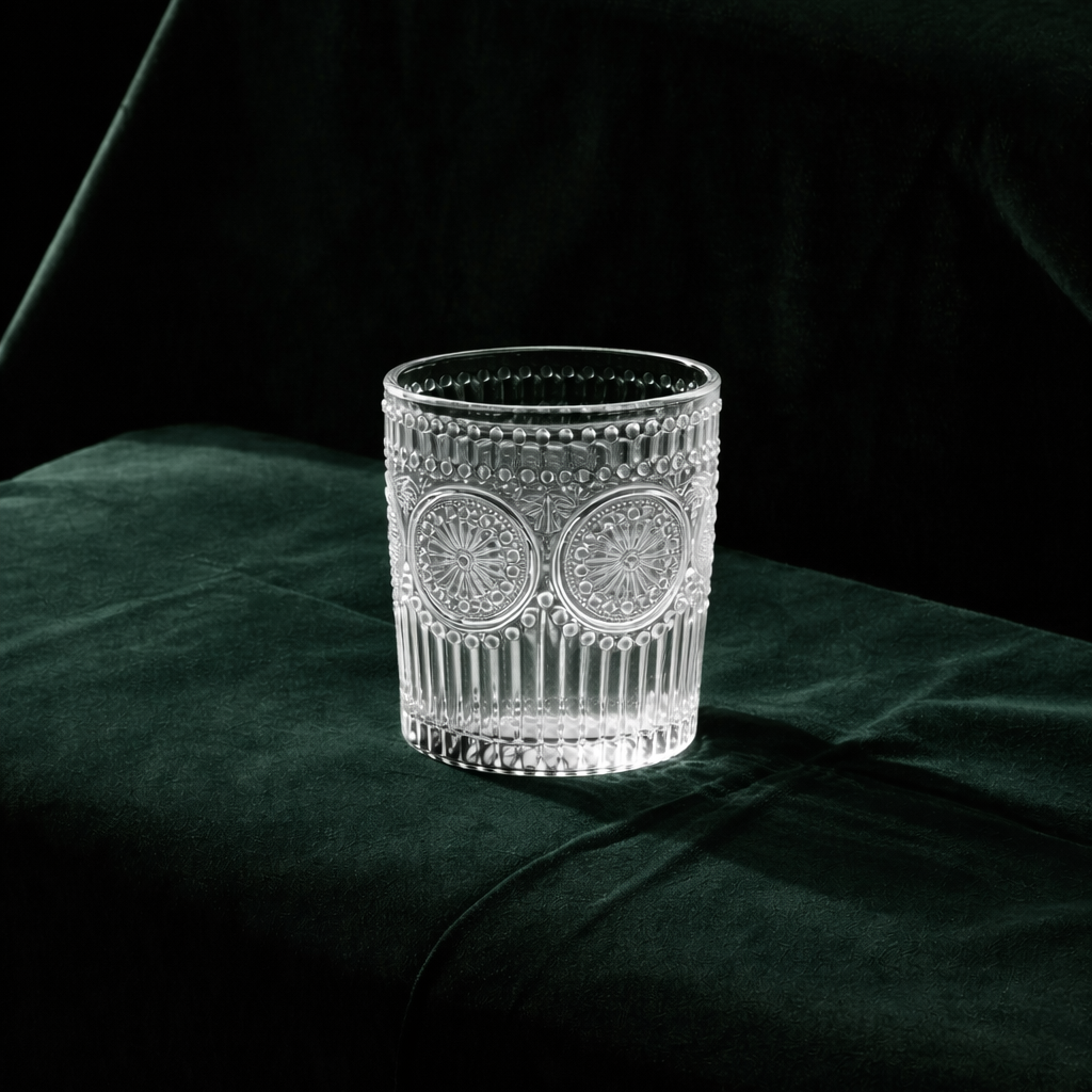 Retro tumbler short glass 6 copë - 320ml