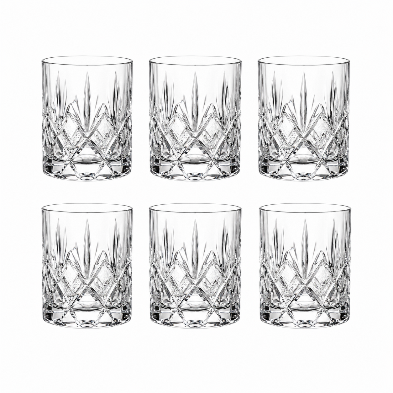 Gotë Crystal Short 6 copë - 335 ml