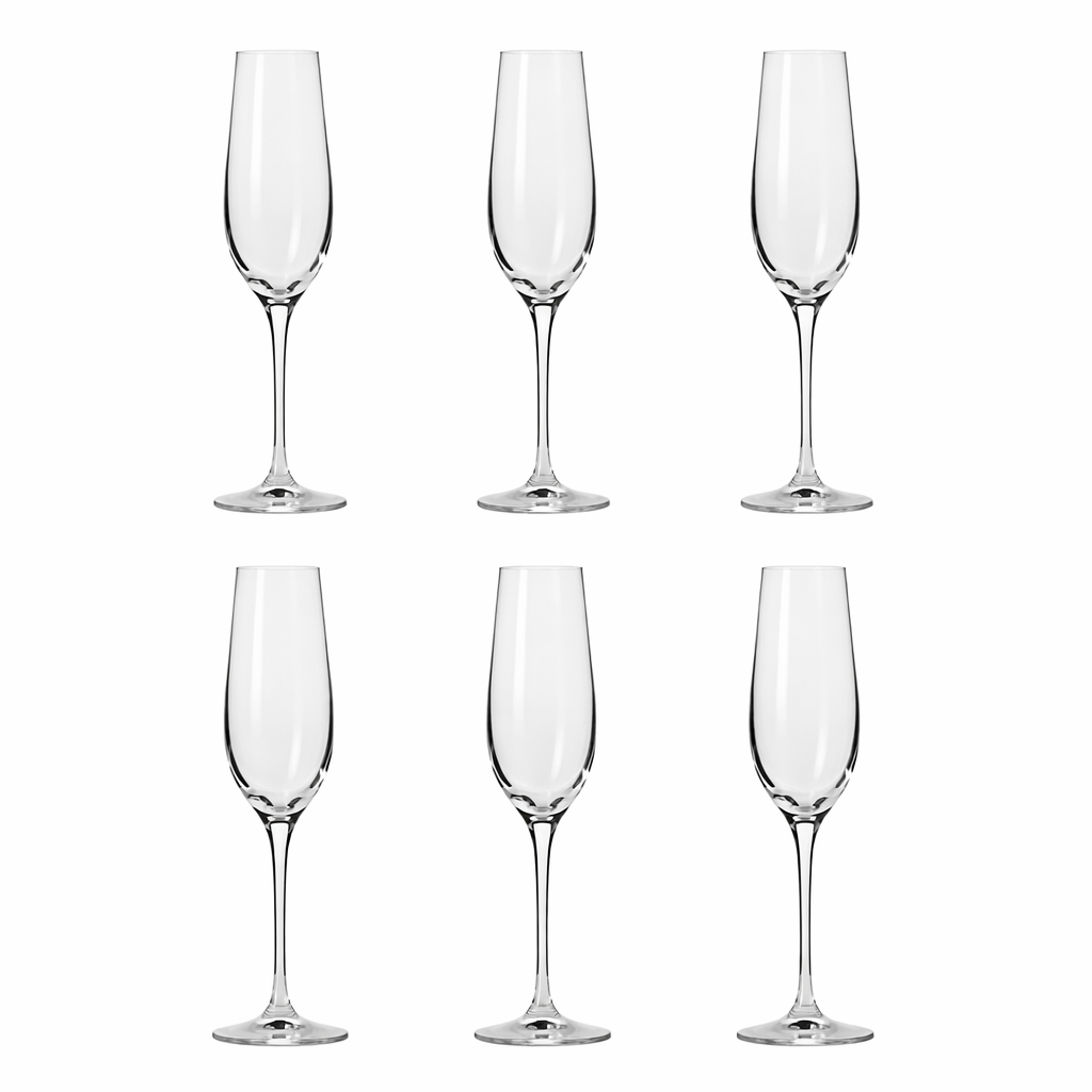 Gotë shampanje 6 copë - 200 ml