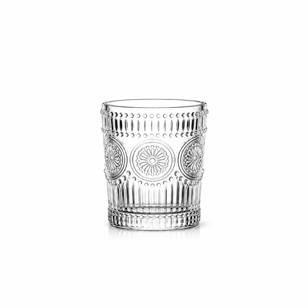 Retro tumbler short glass 6 copë - 320ml